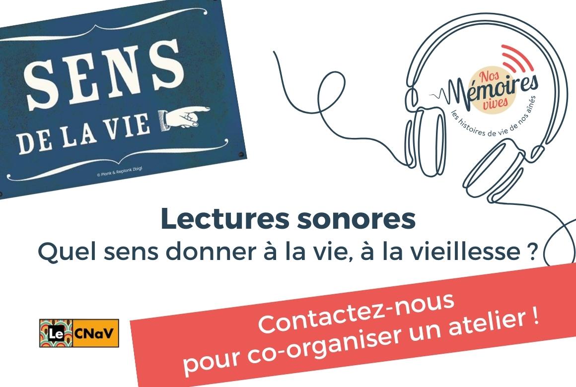 [Ateliers de lectures sonores] Quel sens donner à la vie, à la vieillesse ?
